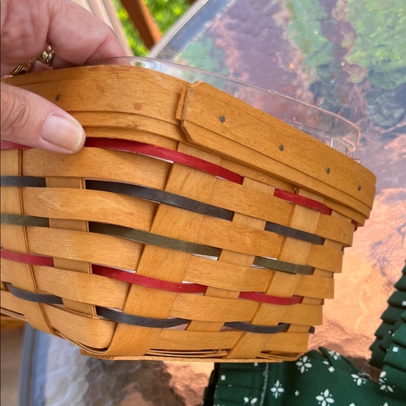 Longaberger Classic large berry Baskets Set - red blue and Green - Picture 9 of 14